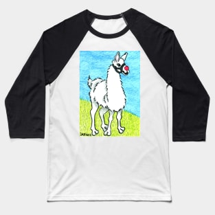 2013 Holiday ATC 6 - Llama Rudolph Baseball T-Shirt